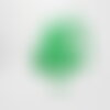 Grosses perles rocaille vert bouteille transparent 4mm,perles rocaille pour création bijoux, x 10gr (g5400)