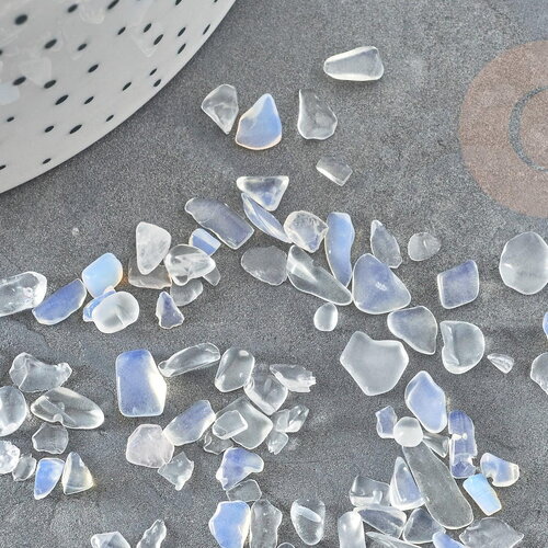 Sable pierre chips opalite 4~12mm,x20gr (g0232)