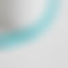Perle ronde rondelles howlite turquoise, perles pierre, howlite synthétique, fil de 40 cm x1 (g1154)