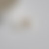 Lune corne blanche naturelle 8mm, septum piercing écarteur corne naturelle x1 (g0253)