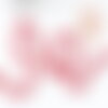Perle ronde verre facettée rouge 4mm,perles en verre création bijoux diy,4mm, fil de 36 cm x1 (g7099)