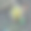 Feuille holographique jaune création de bijoux, boite de 0.3 grammes, jesmonite ou création pâte polymère, x1 g9221