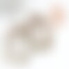 Perle unakite, pierre, unakite naturelle, bijou pierre naturelle, 4mm, le fil de 80 perles, x1 (g3807)