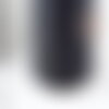 Cordon fil de jade noir polyester 0.5mm, cordon pour création de bijoux x1 mètre g9363