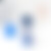 Cabochon jade bleu roi, cabochon jade naturel bleu,cabochon pierre, pierre naturelle, 14mm, x1 g5061
