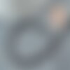 Cordon élastique noir, cordon pour bijoux,cordon épais, élastique rond, 4mm, x1 mètre (g1722)