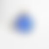 Pendentif rond jade bleu, naturel,pendentif rond,20.5mm, x1 g2173