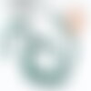 Perle jade vert,perles rondes,perle jade,jade naturel, jade vert,pierre naturelle, 6mm, le fil de 60 perles, x1(g1785)