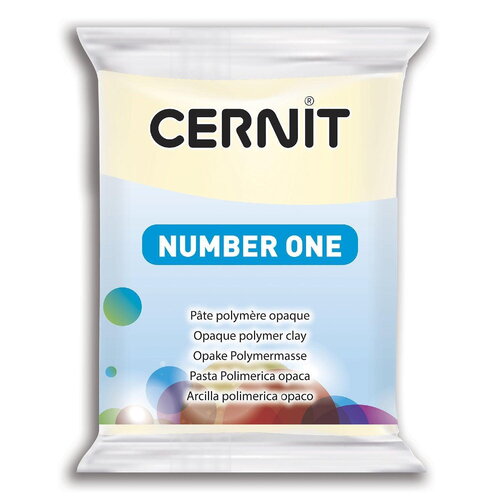 Pâte polymère cernit number one opaque - champagne x56g (g10441)