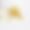 Petites perles rocaille dorée brillantes 2mm, x 20gr (g2034)