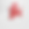 Grosses perles rocaille rouge nacré,fperles rocaille rouge opaque, diamètre 4mm x 10gr (g3733)
