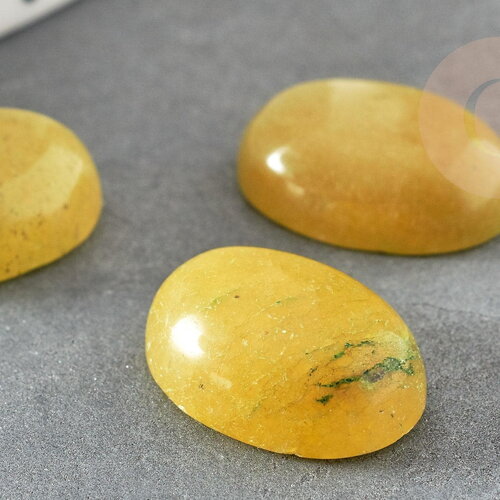Cabochon jade vert olive,pierre naturelle,cabochon ovale,pierre verte,jade naturel,jade vert,13x18mm, x1 g5045