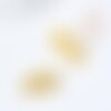 Intercallaire bracelet 5 rangs zamac doré 10mm, des fournitures pour création bijoux, x2 g8790