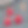 Cabochon jade rouge foncé, fournitures créatives, cabochon rond, jade naturel, cabochon jade,jade rouge, pierre naturelle,6mm, x1 g1430
