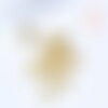 Intercalaires rondelles laiton brut 5mm, x10 (g6555)