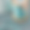 Cordon tressé bleu turquoise 2mm, x1 mètre g5894