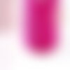 Cordon fil de jade rose fuchsia polyester 0.5mm, cordon pour création de bijoux x1 mètre g9338