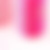 Cordon fil de jade rose fluorescent polyester 0.5mm, cordon pour création de bijoux x1 mètre g9337