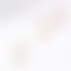 Clous-puces oreille en acier 304 inoxydable 18.5mm, x2 (g5685)