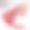 Perle ronde corail rouge, perles corail, fabrication bijoux,corail rouge,corail naturel, fil de 40cm environ ,6mm x1 (g5388)