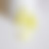 Pompon jaune coton 25-31mm, x5 (g2764)
