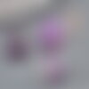 Cabochon rond amethyste, cabochon pierre, cabochon violet, amethyste naturelle,10mm, x1 g0318