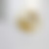 Bracelet manchette ressort laiton brut 47x60mm, x1 (g2710)