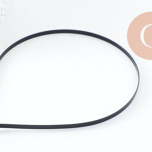 Serre-tête cheveux fer noir 110mm , accessoire pour cheveux à personnaliser x1 g9753