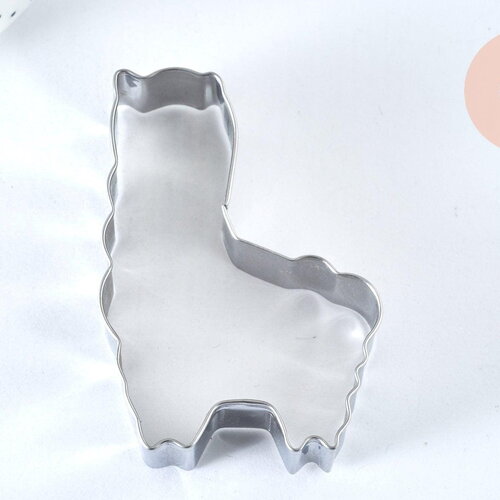Emporte-pièce lama, moule patisserie, emporte-pièce en acier inoxydable pour cuisine gateau et loisirs créatifs,7.2cm, x1 g4495