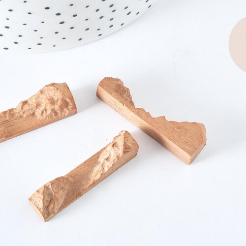 Morceau bois de santal pour moulage résine époxy 40mm, fabrication bijoux résine époxy, x1 g7575