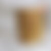 Chaine acier 304 inoxydable doré ip 14k fantaisie maille courbe large 5mm, x1 mètre (g3146)