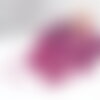 Perles rocailles miyuki violet transparent, perles de rocaille japonaise spkl fuchsia lined amethyst, perlage,15/0, 1.5mm, sachet 10g (g3958