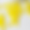 Perles rocaille tube rocaille jaune translucide jaune, 28mm, x 10gr g4391