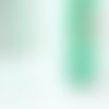 Cordon fil de jade vert clair polyester 0.5mm, cordon pour création de bijoux x1 mètre g9341