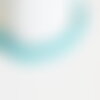 Perle rondelle turquoise naturelle sinkiang 6mm, pierre, fil de 39,5 cm x1 (g5371)