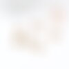Fermoir laiton brut,support laiton 9mm, x20 (g1545)