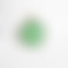 Pendentif rond jade vert, naturel,pendentif rond,20.5mm, x1 g2171