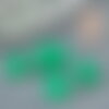 Cabochon ovale jade naturel vert 8x6mm, x1 (g1552)