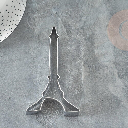 Emporte-pièce tour eiffel, moule patisserie, emporte-pièce en acier inoxydable pour cuisine gateau et loisirs créatifs,8.4cm, x1 g5009