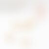 Perle intercalaire tube laiton doré 5x4mm, x10 ou 20 ou 50 ou 100 (g6610)