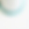 Perle howlite turquoise bijou pierre naturelle 4mm, perle howlite naturelle, perle pierre, fil de 38cm, x1 (g5168)