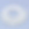 Perle feuille nacre blanche naturelle 12mm ,nacre blanche, x10 (g5850)