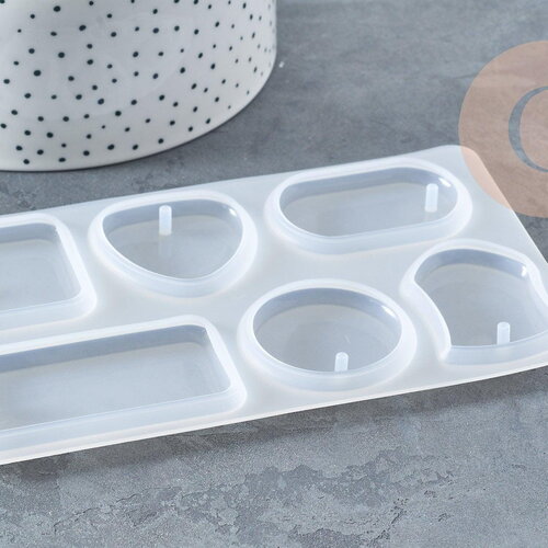 Moule pour fabrication pendentif résine, silicone pour réaliser des bijoux avec inclusion en résine, x1 g8901