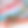Perle nacre naturelle heishi multicolore 4x2.5mm, x1 fil de 38.9cm (g7886)