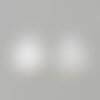 Charm losange nacre blanche naturelle 20mm, coquillage blanc, création bijoux, x 10 (g1062)