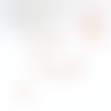 Gouttes finition laiton brut 8mm, x50 (16.6gr) (g0036)