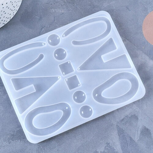 Moule pour fabrication boucles créoles résine, un moule en silicone pour réaliser des bijoux avec inclusion en résine, x1,g6312