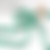 Perle abacus jade naturel teinté vert clair 4x2mm, perle facette pierre naturelle, x1 fil de 35cm, (g3070)