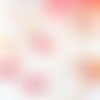 Kit mix de perles heishi rouge orange x1 g9608