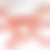 Perle ronde agate naturelle orange brique facettée 4mm, x1 fil de 90 perles(g2429)